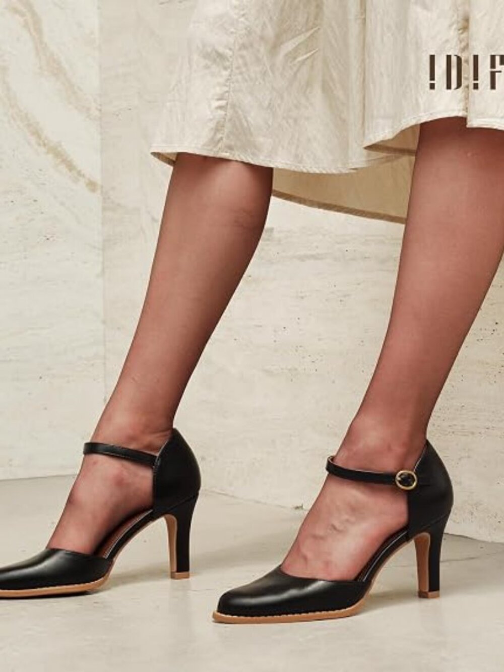 Toe Chunky High Heels Comfortable Dress Shoes for Women Pumps Vintage Heels Dres